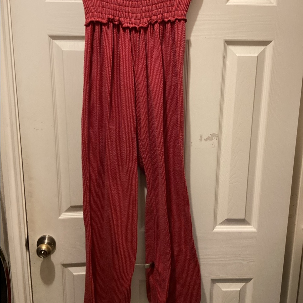 LG Red Ribbed Knit Top - Picture 8 of 10